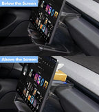 PM Auto Under Screen Storage for 2023-2025 Tesla Model 3 Highland, Center Console Organizer Tray, Model 3 Accessories