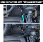 TOPINSTALL New Gear Shifter Organizer Compatible with 2021-2025 2026 Ford Bronco, Center Console Gear Side Storage Box Tray Interior Accessories for Bronco 2/4-Door (Not for Bronco Sport)
