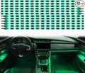 Green LED Strip Lights for Car BaishenglinMotor 12-Pack DC12V Waterproof 30CM/11.8"/1FT 5050 15-SMD LED Strip Underbody Light for Car Motorcycles Golf Cart Decoration Interior Exterior Strip Lights