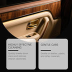 Car Interior Cleaner Spray, Deep Polishing Cleaner Interior Detailer for Leather, Rubber, Plastic, Dashboards Seats, Easy Application for Daily Vehicle Care (2Pcs)