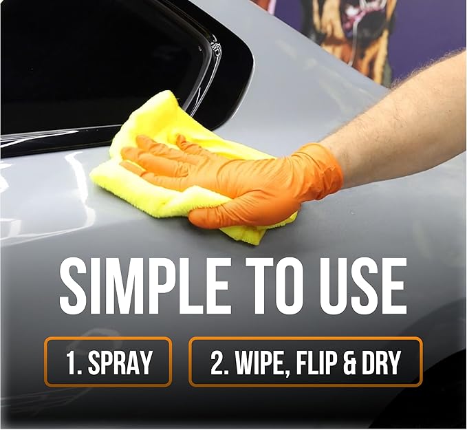 Car Wash & Shine Kit – Foaming Car Shampoo 1000ml + Spray Wax Polish 750ml, Deep Clean, High Gloss Finish, Paint & Plastic Protection, Made in Italy