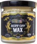 Odysseus Cornwall's BUFF OFF Ultra-Premium Concours Hard Wax – Hydrophobic Water Beading, High-Gloss Shine & Long-Lasting Paint Protection – Ceramic Coating Alternative – 4 oz Covers 20+ Cars