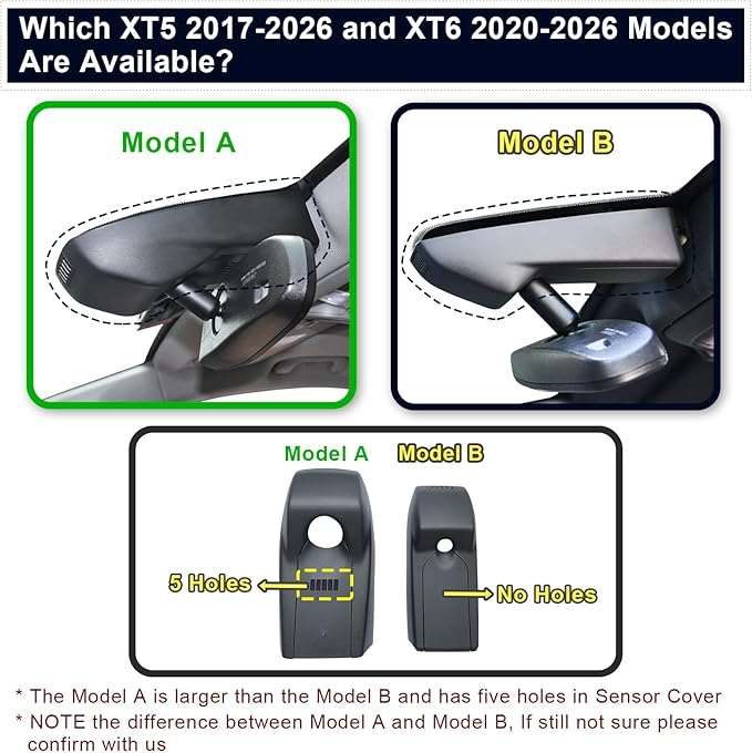 Mangoal 4K Dash Cam Custom fit for Cadillac XT5 2017-2026 XT6 2020-2026(Model A), UHD 2160P Video, WiFi, App, Loop Recording, Easy to Install, 64GB Card