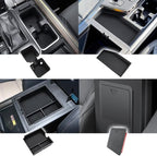 LFOTPP for GX550 Center Console Organizer for 2024 2025 GX550 Middle Armrest Storage Tray Insert(NOT FIT Cool Box), OEM Fit, Non-Slip Waterproof 4PCS Interior Accessories - (NOT FIT Cool Box)