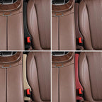 Car Seat Gap Filler Set of 2, Premium Interior Car Accessories, Multifunctional Car Storage Solution with Non-Slip Design, Fits Most Vehicles (Blacker)
