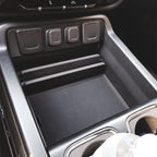 EDBETOS Center Console Secret Compartment Cover Compatible with GMC Sierra 1500/Chevy Silverado 1500 2014-2018, Sierra/Silverado 2500/3500 HD 15-19 Armrest Storage Lid Hidden Accessories Secret Pocket