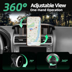Car Cell Phone Holder for Subaru Forester (2007-2013 2014), Magnetic Phone Holder, Magsafe Car Mount Charger, Dashboard Phone Holder, Cell Phone Automobile Cradles, 15W Wireless, 360° & Hands Free