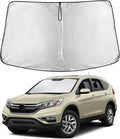EcoNour Windshield Sunshade Compatible for Honda CR-V 2012-2014 2015 2016, LX, EX, EX-L, Sport, Sport-L, Touring, Sun Visor for Front Window Sun Shade Cover, UV Protector, Car Accessories