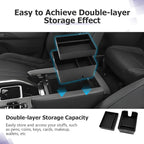 LUWU 2025 2026 Lexus TX Accessories Compatible with 2024-2026 Lexus TX350/TX500/TX550 Center Console Organizer Armrest Console Organizer & Front Center Console Cup Holder Mat 3PCS