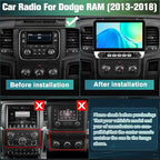 Car Radio Stereo Upgrade for Dodge RAM 1500/2500/3500 2013-2018 X (9.9“)
