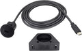 zdyCGTime USB Type C 3.0 Flush Mount Extension Cable USB C 3.0 Male to Female Flush Panel Mount Cable for Car, Boat, Motorcycle, Truck Dashboard,Sync Charging & Data Transferring.(1.5M/5FT/Type C)