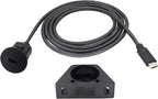 zdyCGTime USB Type C 3.0 Flush Mount Extension Cable USB C 3.0 Male to Female Flush Panel Mount Cable for Car, Boat, Motorcycle, Truck Dashboard,Sync Charging & Data Transferring.(1.5M/5FT/Type C)
