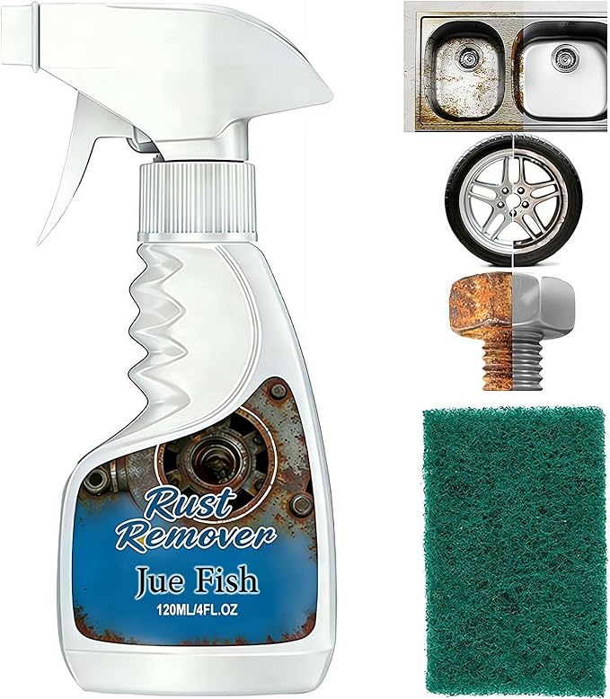 Heavy-duty Metal Rust Remover, Highly Concentrated Steel Rust Remover, Anti-Rust Converter Spray, Effective Anti-Rust Converter Spray, Powerful Removal Sprays For Car