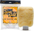 S.M. Arnold Spun Gold™ Professional Car Wash Mitt - Durable, Scratch-Resistant, 8" x 11", Lorene Synthetic Fibers | Ideal for Auto Detailing, Cleaning Supplies, Vehicle Care & Maintenance