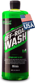 Slick Products Total Off-Road Wash Super Concentrate – Thick Foaming Car Wash Soap with Hybrid-Ceramic Formula for Dirt Bikes ATV UTV Trucks Jeeps and More – Foam Cannon Ready – 32 oz