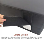 time secret Universal Center Console Between Seat for Minivans, SUVs, Middle Van Console Floor Console Organizer Storage Box (with Locking&Tissue Box Design)