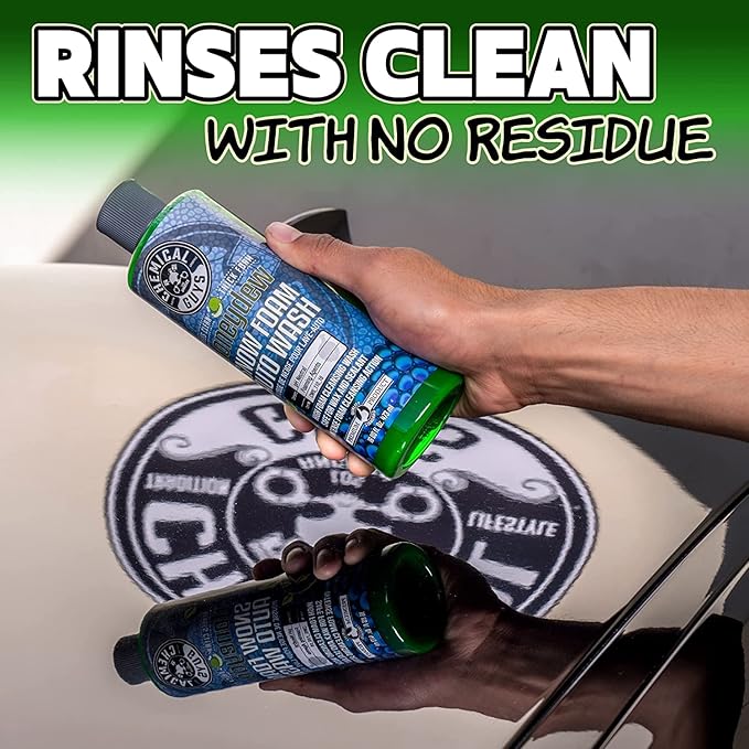 Chemical Guys CWS_110CS Foam Cannon & Snubby Snow Foam Kit - Honeydew Snow Foam Car Wash Soap, 128 fl oz (1 Gallon) + TORQ Foam Cannon Max 8 & Snubby Spray Foam Gun, for Pressure Washer - 3 Items