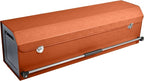 Car Trunk Organizer, Collapsible Sturdy Trunk Storage Container with Lid and Handle Large Leather Car Trunk Storage (Orange, 39.7 x 11.4 x 12.2in)