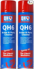 Quinton Hazell Brake Cleaner Spray Can 20.3 fl oz - QH6 Non-Chlorinated Automotive Brake Parts Cleaner, High Strength Formula for Professional and DIY Use (Pack of 2)