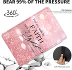 Case for 6" Kindle (11th Generation-2024/2022 Release),360 Degree Rotating Swivel PU Leather Stand Flip Folio Cover with Auto Wake/Sleep for Kindle 11th Generation 2024,Pink Glitter