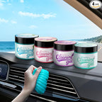 ASFSKY Car Cleaning Gel (Aromatherapy aroma) Dust Cleaning Putty Universal Car Interior Cleaner Keyboard Dust Remover Car Slime Gifts for Men Women girl（4 pack）