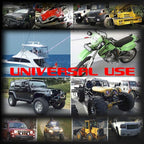 4 Pods LED Rock Lights, Ampper Waterproof LED Neon Underglow Light for Car Truck ATV UTV SUV Offroad Boat Underbody Glow Trail Rig Lamp (Red)