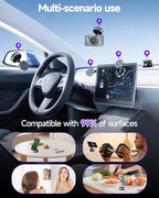 for Magsafe Car Mount Charger, 15W Fast Charging Wireless Car Charger [120LBS Suction &3800gf Magnet] 780° Adjustable, Vacuum Magnetic Phone Holder for Your Car for iPhone & Android, Metal Stand Rotor
