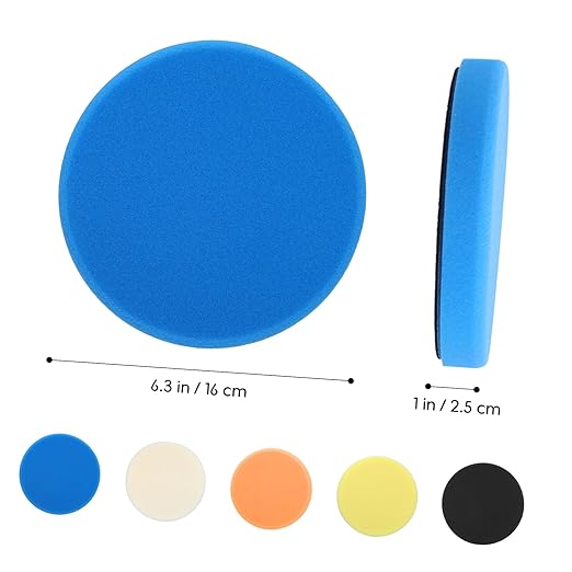 ULTECHNOVO Car Polishing Compound Kit 5 Pcs Buffer Polisher Pads Polishing Pads for Drill Car Polishing Set Buffer Pads Sponge Polishing Pad