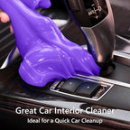 PULIDIKI Car Cleaning Gel Clean Putty, Universal Car Interior Cleaner Slime, Perfect Cleaning Kit Supplies, Auto Detailing Tools Accessories, Dust Remover Gifts for Men Women Purple (70g)