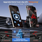 for MagSafe Car Mount Magnetic Phone Holder for Car [2026 Upgraded 22X Magnets & Double-Hooks] Phone Holders for Your Car Stand for Dashboard Vent GPS for iPhone 17/16/15/14/13 Android etc