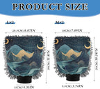 Boh Mountain Scene Microfibre Car Wash Mitt Scratch Free Wash Mitt for Car Wash Sponge
