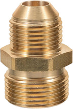 Alipis Car Cleaning Hose Adapter Heavy Duty Brass Sprayer Converter Fitting M22x1.5 to M18x1.5 Suitable for Car Wash and Outdoor Cleaning Garden Hose Nozzle Adapter