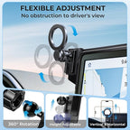 Car Phone Holder for Ford Mustang Mach-E 2025 2024 2023 2022 2021 (Only for 15.5-Inch Screen) 360° Rotation Magnetic Cell Phone Mount, Compatible with Magsafe, Does Not Affect Air Vent