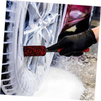 GLEAVI 3pcs Tire Cleaning Brushes Bendable Wheel Cleaner Soft Bristle Automotive Detailing Tools for Rims and Tires Multi Car Wash Brushes for Grime Removal