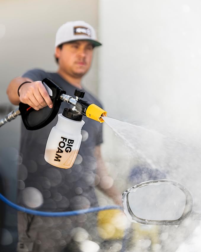 XPEL Big Foam Premium Foam Cannon - Eco-Friendly Efficient Car Detailing - Safe for Paint, Wax, Clear Coat, and Ceramic Coatings, Compatible with XPEL Foam Soap