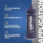 GYEON Compound 120ml - One-Step Car Scratch Remover & Medium Cut Swirl Correction - Easily Repair Paint Scratches - Removes Water Spots - Hologram Free Finish Ready for Ceramic Coating
