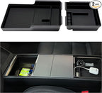 JVMA Center Console Organizer (Full Size) and Armrest Organizer for Tesla Model Y Juniper 2025 2026 and Model 3 Highland 2024-2026 (US Patent)