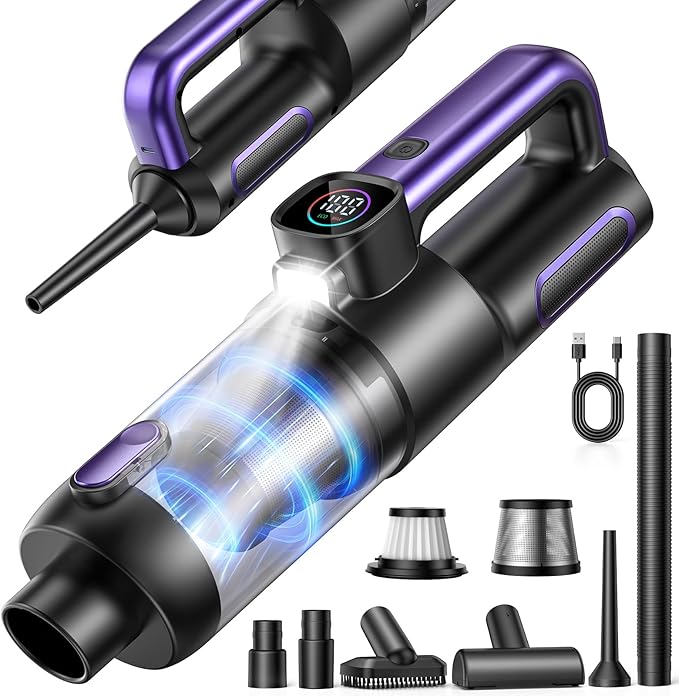 Car Vacuum Portable Cordless Handheld Vacuum Cleaner 01