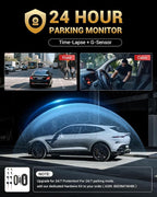 2.5K+1080P Dual Dash Cam Front and Inside, WiFi & GPS Dash Camera for Cars with 32G Card, IR Night Vision, 3" IPS Screen, Inside Car Camera for Taxi Driver, Support 256GB Max, App Control