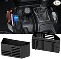 DIAMOOKY Metal Magnetic Center Console Organizer for Jeep Wrangler JL JLU 4XE 2018-2026 & Gladiator JT 2020-2026 Accessories Gear Shift Storage Box, Flag (Not for JK/JKU)