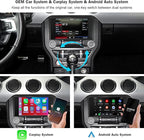 Road Top Wireless CarPlay Android Auto Retrofit Kit for Ford Sync 2 (2013–2015) with 8" Factory Screen, CarPlay Interface Decoder for F150 Explorer Escape Focus Edge Expedition Fiesta Flex