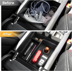 for 2025 Ford Edge Center Console Organizer Tray for 2021-2025 SE/SEL/ST-Line/Titanium/ST Middle Console Storage Insert Tray Arm Rest Organizer for 2025 Ford Edge Accessories Black