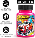 Car Wash Ultra Concentrated, High-Foaming, Car Wash Soap, Safe for Cars, Trucks, Motorcycles, RVs & More, Works for Foam Cannon or Gun, Rose Red, 4 oz