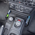 Center Console Gear Shift Organizer Tray Compatible with Jeep Wrangler JL/JLU 2018-2023 2024 2025 2026 and Jeep Gladiator JT Truck 2020-2023 2024 2025 2026 Storage Box Accessories (Not for JK/JKU)