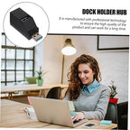COHEALI Port USB Hub Portable Data Splitter Powered USB Expander for Laptop Computer Accessories Compatible with Hard Drives Keyboards Mice Flash Drives Printers Tablets Plug and Play