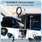 Car Phone Holder for Toyota RAV4 2025 2024 2023 2022 2021 2020 2019 7/8-Inch (Not for 9/10.5-Inch) 360° Rotation Magnetic Cell Phone Mount, Compatible with Magsafe, Does Not Affect Air Vent