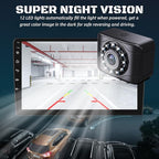 X1P HD Backup Camera License Plate Rear View Camera for Car, IP69 Waterproof Cámaras de Reversa para Autos with Clear Night Vision, Wide View Angle Universal Camera for Truck SUV RV Pickup