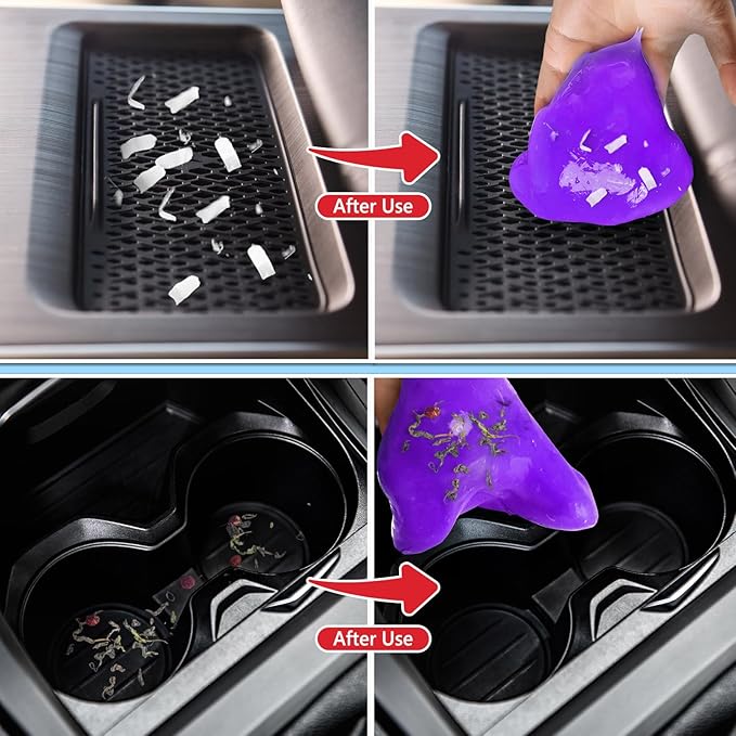 YOPINSAND Car Cleaning Gel, 2 Pack Car Cleaning Putty, Universal Auto Deatiling Tools, Reusable Interior Cleaner for Car Keyboard Air Vent, Car Slime Cleaner Dust Cleaning Gel