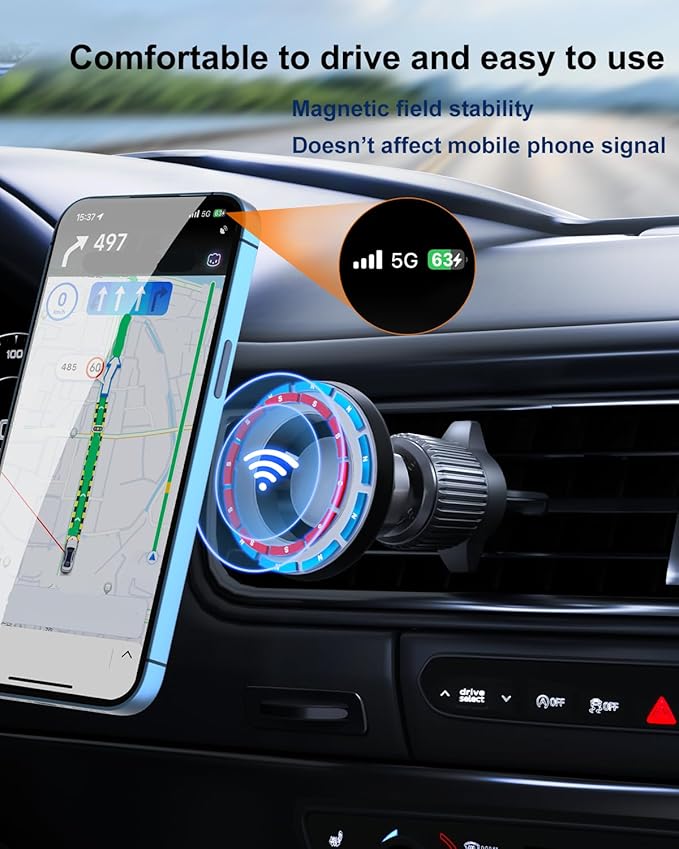 oricarmes Mazda Cx5 Phone Mount Magnetic CX-5 Phone Holder for 2026 Mazda Cx-5 Accessories Cx5 Phone Holder 2017-present Compatible for All Cell Phones