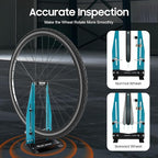 Bicycle Wheel Truing Stand for 27.5 - 29 Inch - Bike Rim Maintenance Tool with Spoke Wrench, Wheel Calibration and Alignment Rim Truing Tool for MTB, Road